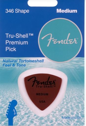 FENDER TRU-SHELL PICKS - 346 SHAPE - MEDIUM